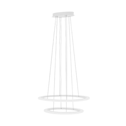 Светодиодный подвес PENAFORTE с димм., 58W(LED), L695, B505, H1500, алюминий, белый/акрил, белый