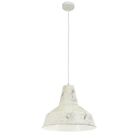Подвес SOMERTON, 1х60W (E27), Ø350, H1100, сталь, белый с известью